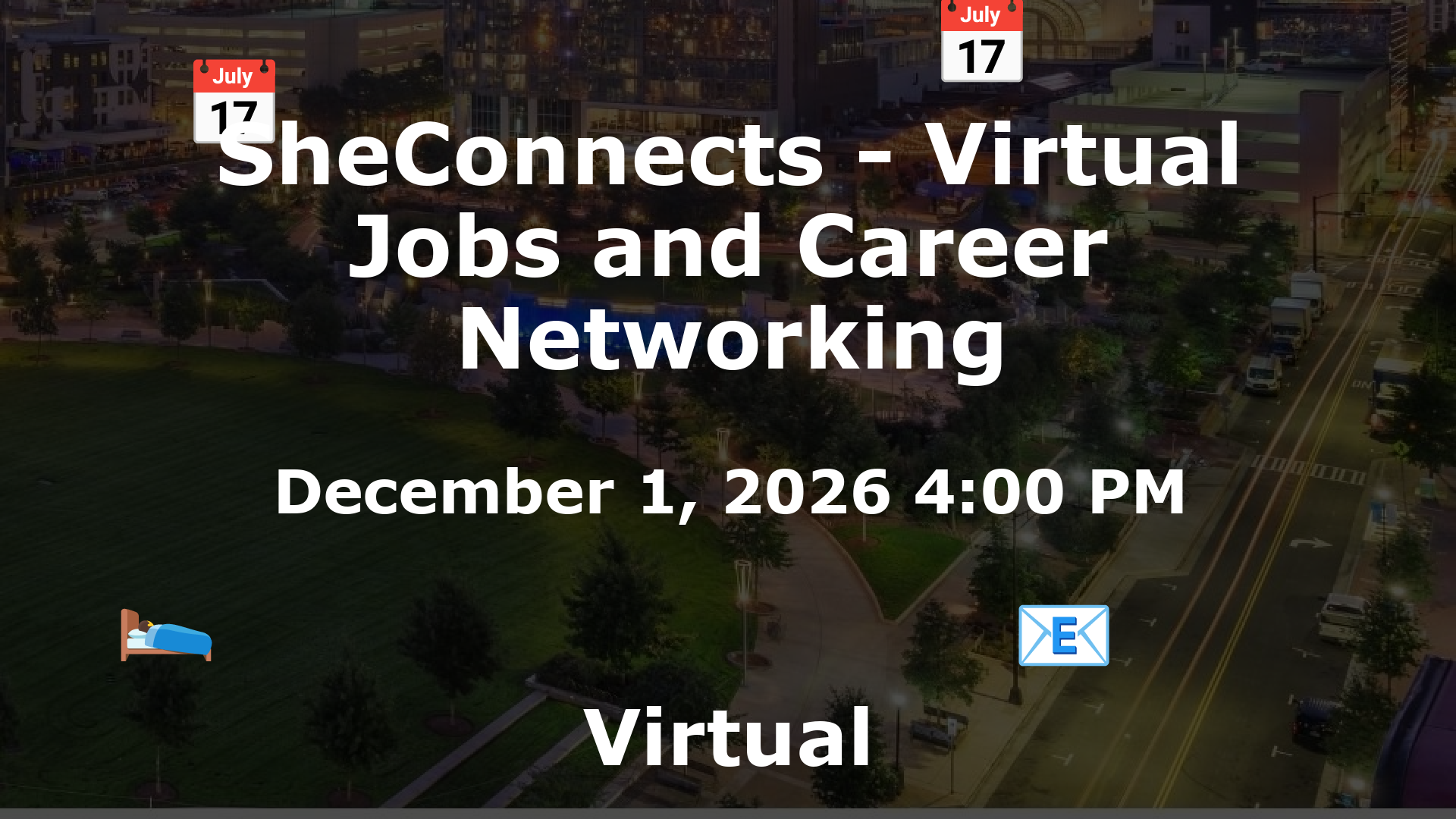 SheConnects - Virtual Jobs and Career Networking event image